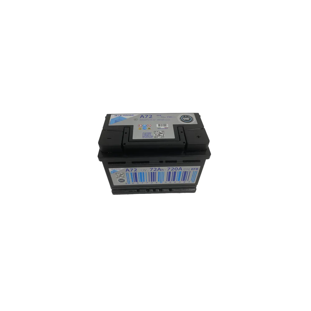BATTERIA AUTO EFB START/STOP BLUE POWER 72AH 720A