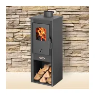 STUFA LEGNA  5.3 KW BERNA LUX S ANTRACITE