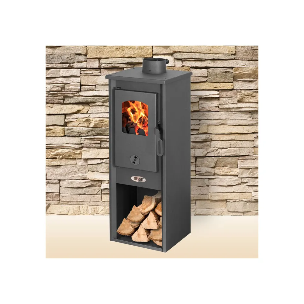 STUFA LEGNA  5.3 KW BERNA LUX S ANTRACITE