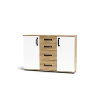 MOBILE MOSSO 2A+4C O3 CM 120X32X83 ROVERE GOLD/BIA