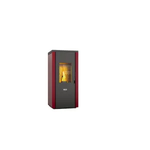 STUFA PELLET ERM/VENT 7KW EVO77 5.0 BORDEAUX