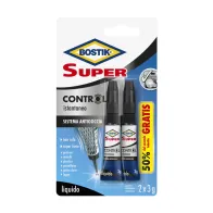 BOSTIK SUPER CONTROL ISTANTANEO 2X3 G BLISTER (24