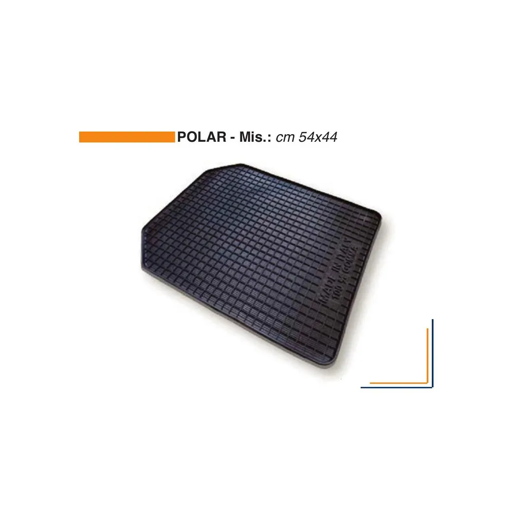 TAPPETO AUTO IN GOMMA POLAR CM 54X44 (10