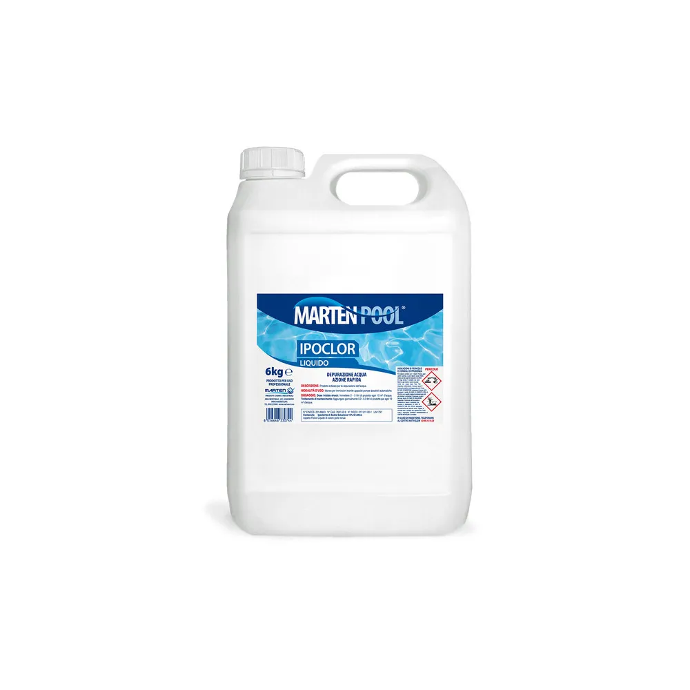 CLORO P/PISCINA LIQUIDO 6 KG
