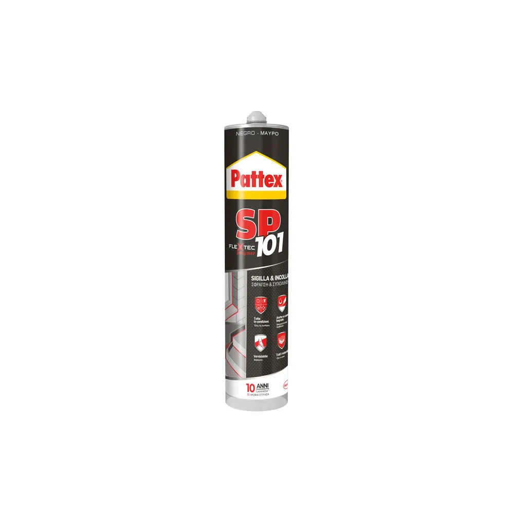 PATTEX SILICONE SP101 NERO 280 ML CARTUC.