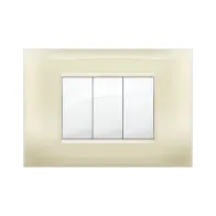 PLACCA MIVIDA PLANA AVORIO 3P (10