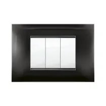 PLACCA MIVIDA PLANA NERO  3P (10