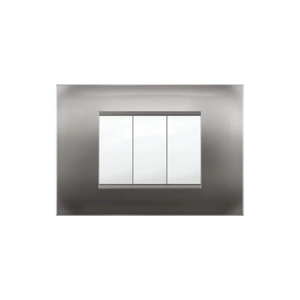 PLACCA MIVIDA PLANA ALLUMINIO NOTTE 3P (10 PLACCA MIVIDA PLANA ALLUMINIO NOTTE 3P (10