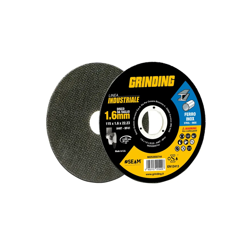 GRINDING INDUSTRIALE DISCO FERRO PIANO 115X1