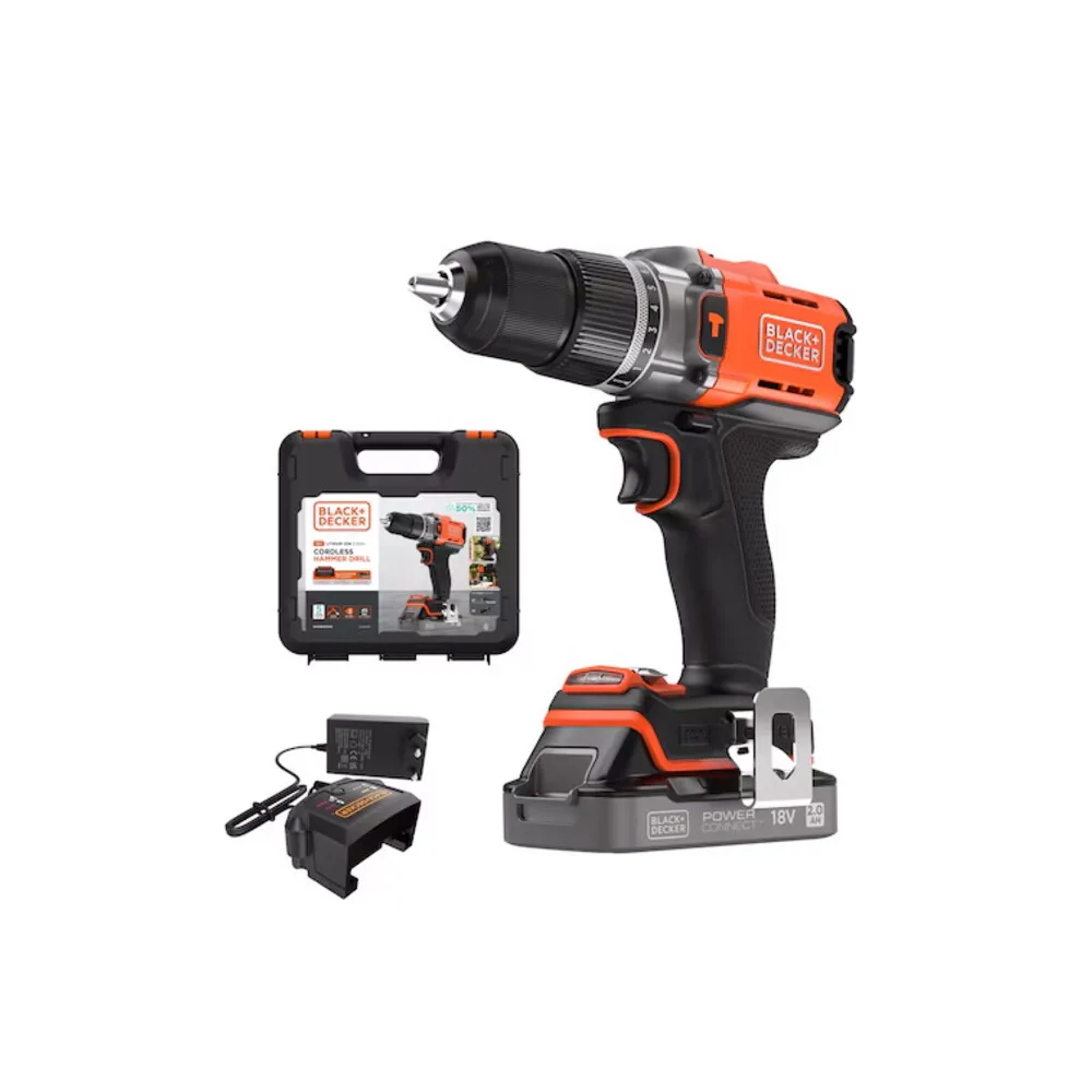 B+D TRAPANO C/PERC BCD383D1XK-QW 18V + VALIG B+D TRAPANO C/PERC BCD383D1XK-QW 18V + VALIG