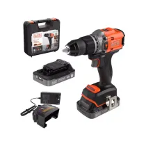 B+D TRAPANO C/PERC BRUSH BLD683D2XK-QW 18V + 2BATT E VALIG