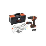 B+D TRAPANO AVVITATORE BCD700C2TA 18V + 105 ACC.