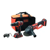 B+D KIT TRAPANO AVV + SMERIGL. BCK24D2S-QW 18V