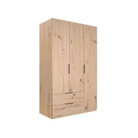 ARMADIO 3A+2C CM.122X58X200H ROVERE ARTISAN
