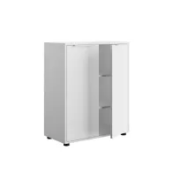 MOBILE 2A CM.72X35X87H BIANCO/BIANCO LUC.