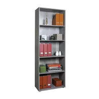 LIBRERIA 4 RIPIANI CM. 69X35X200H CEMENTO