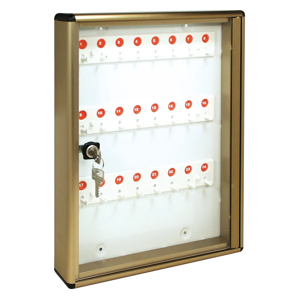 BACHECA PORTA CHIAVI cm 30 x 5 x 40 - 24 posti / bronzo BACHECA PORTA CHIAVI cm 30 x 5 x 40 - 24 posti / bronzo