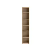 DISEGNO LIBRERIA 5 RIPIANI CM.44X36X217 H ROVERE A.