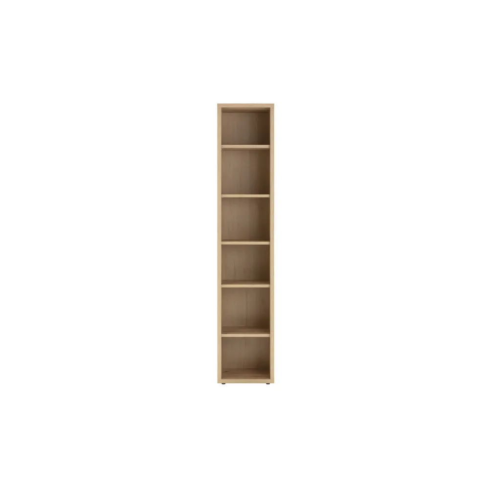 DISEGNO LIBRERIA 5 RIPIANI CM.44X36X217 H ROVERE A.
