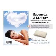 GUANCIALE MEMORY FOAM SAPONETTA FORATA H.13