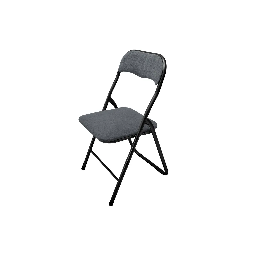 SEDIA PIEGHEVOLE POLO TESSUTO GRIGIO SCURO 27 (6 SEDIA PIEGHEVOLE POLO TESSUTO GRIGIO SCURO 27 (6