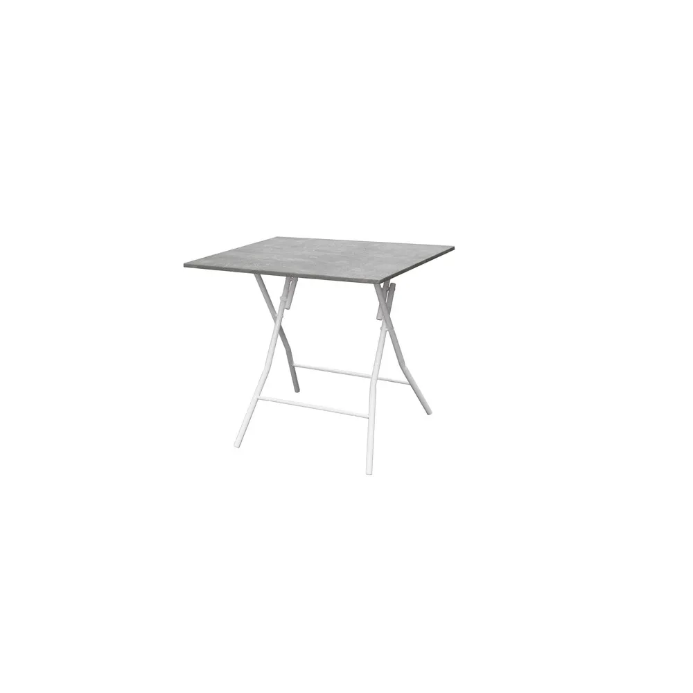 TAVOLO PIEGHEVOLE BINGO 80X60XH75CM CEMENTO TAVOLO PIEGHEVOLE BINGO 80X60XH75CM CEMENTO