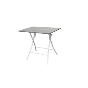 TAVOLO PIEGHEVOLE BINGO 80X60XH75CM ROVERE GRIGIO