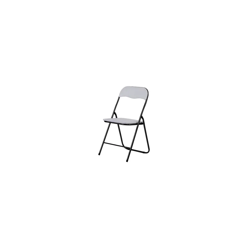 SEDIA PIEGHEVOLE POLO NERO/BIANCO (6 SEDIA PIEGHEVOLE POLO NERO/BIANCO (6