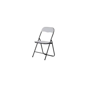 SEDIA PIEGHEVOLE POLO NERO/BIANCO (6
