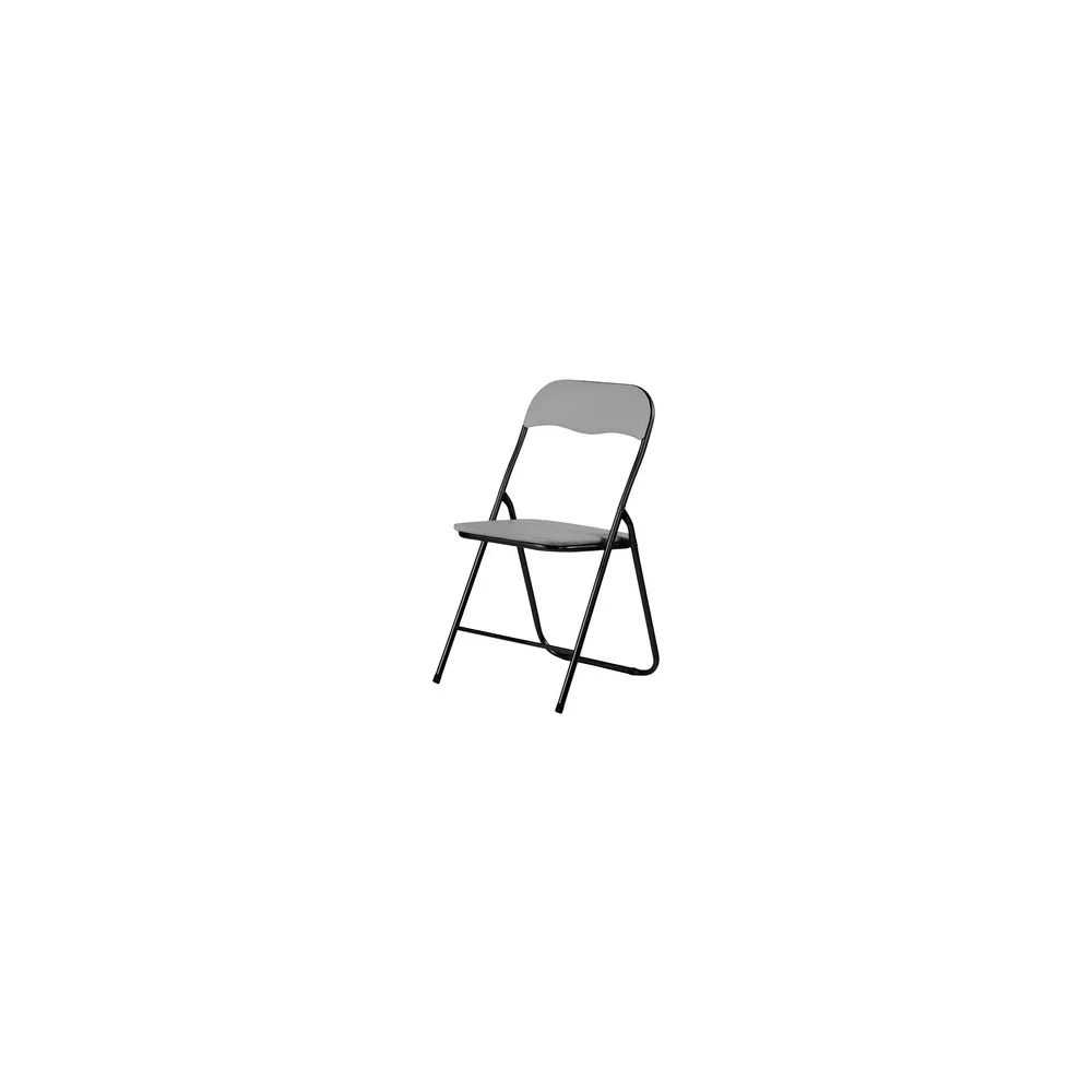 SEDIA PIEGHEVOLE POLO NERO/GRIGIOCHIARO (6 SEDIA PIEGHEVOLE POLO NERO/GRIGIOCHIARO (6
