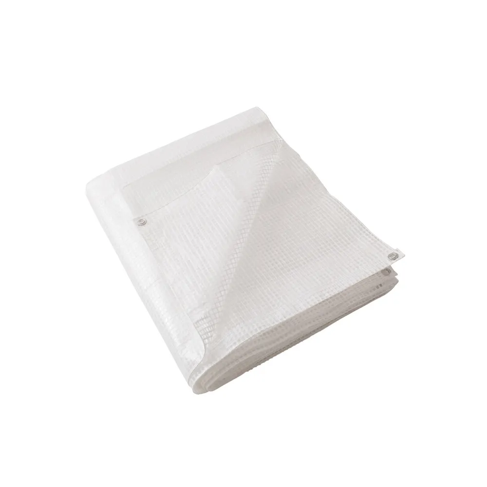 C TELO OCCHIELLATO PE 4 X 4M 160GR BIANCO RETINATO