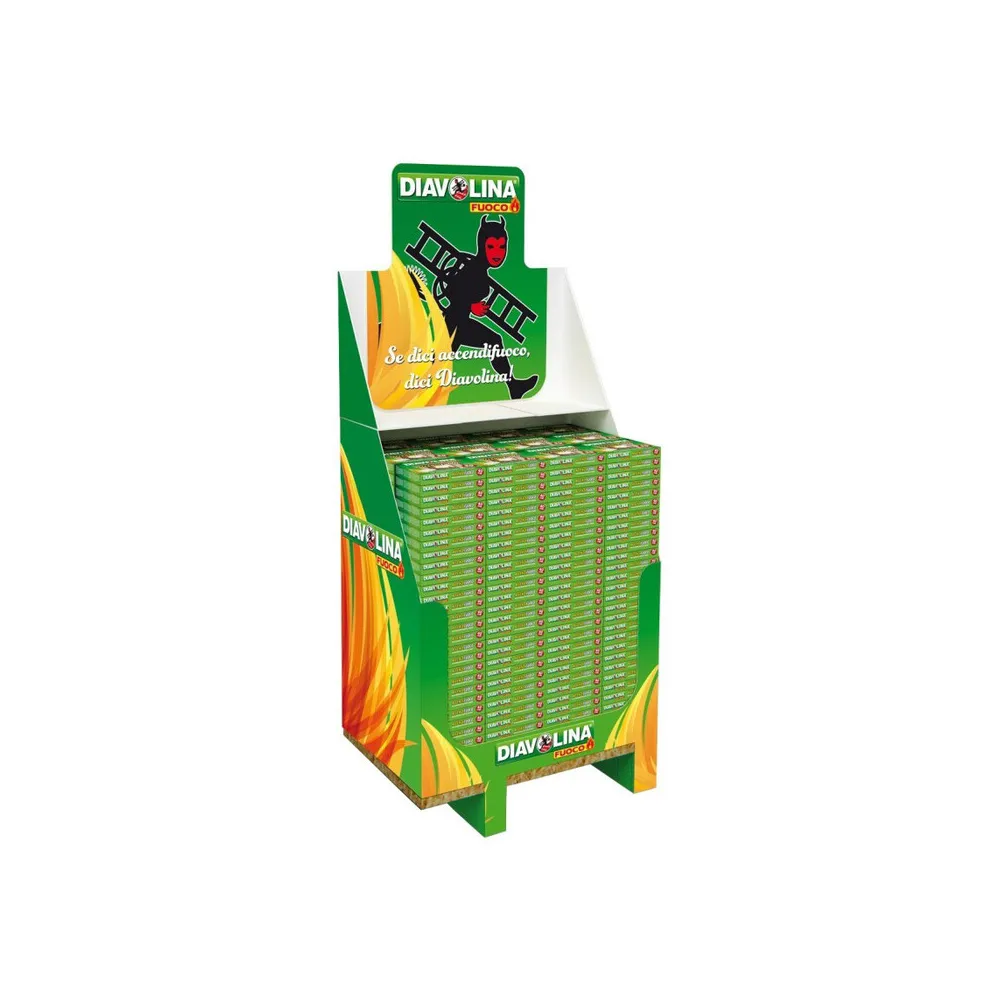 ACCENDIFUOCO  40 CUBI DIAVOLINA PALBOX 270 PZ 15300