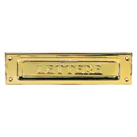 BUCA PER LETTERE in ottone lucido