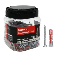 FISCHER TASSELLO DUOPOWER S  6X30 PROPACK 250 PZ