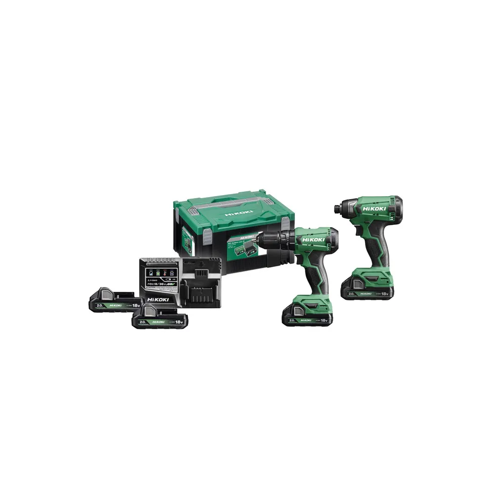 HIKOKI COMBOPACK KC18DA TRAPANO + AVVITAT IMP 18V HIKOKI COMBOPACK KC18DA TRAPANO + AVVITAT IMP 18V