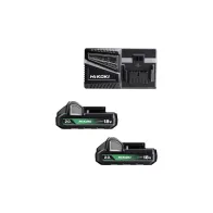 HIKOKI PACK BATTERIA UC18YFSLWFZ 18V 2X2AH+CARIC
