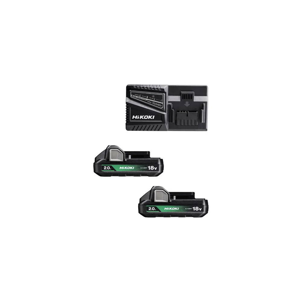 HIKOKI PACK BATTERIA UC18YFSLWFZ 18V 2X2AH+CARIC HIKOKI PACK BATTERIA UC18YFSLWFZ 18V 2X2AH+CARIC