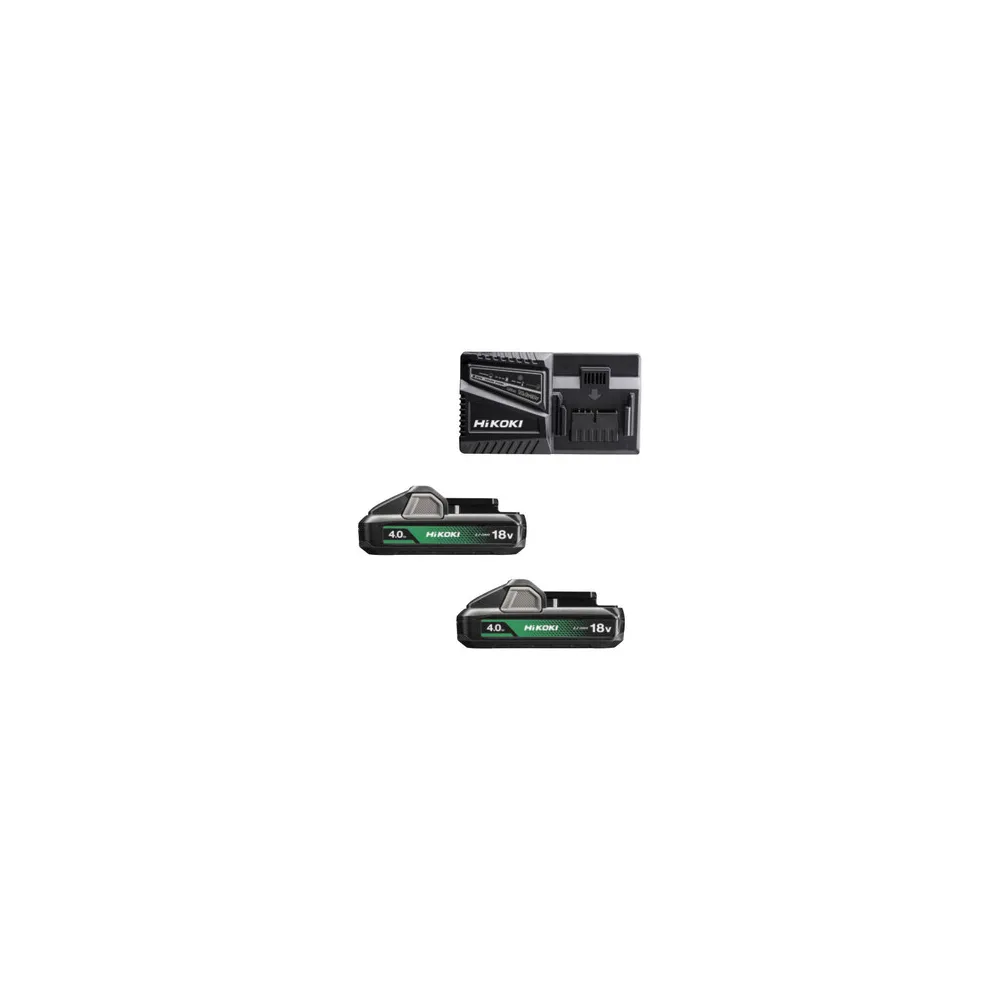 HIKOKI PACK BATTERIA UC18YFSLWEZ 18V 2X4AH+CARIC HIKOKI PACK BATTERIA UC18YFSLWEZ 18V 2X4AH+CARIC