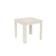 TAVOLO FISSO  80X80XH75CM FRASSINO BIANCO