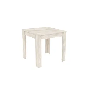 TAVOLO FISSO  80X80XH75CM FRASSINO BIANCO