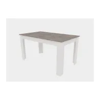 TAVOLO ALLUNGABILE 140/180X80XH75CM CEMEN/BCO