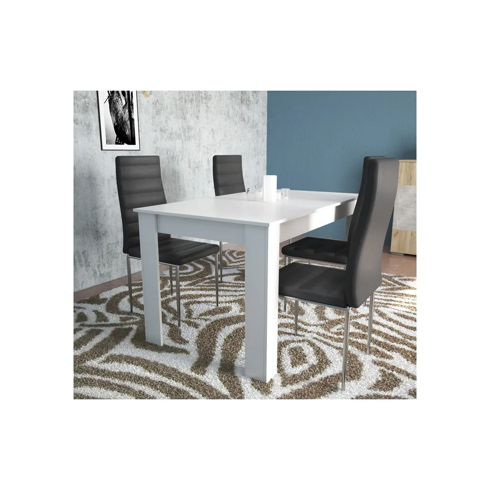 TAVOLO ALLUNGABILE 140/180X80XH75CM BIANCO LUC TAVOLO ALLUNGABILE 140/180X80XH75CM BIANCO LUC