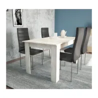 TAVOLO FISSO 138X80XH75CM FRASSINO BIANCO