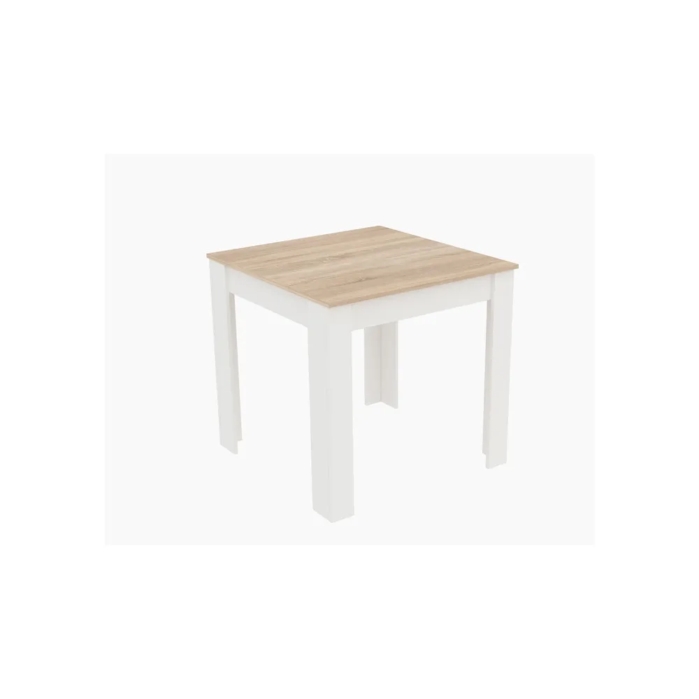 TAVOLO FISSO 110X80XH75CM ROVERE/BIANCO
