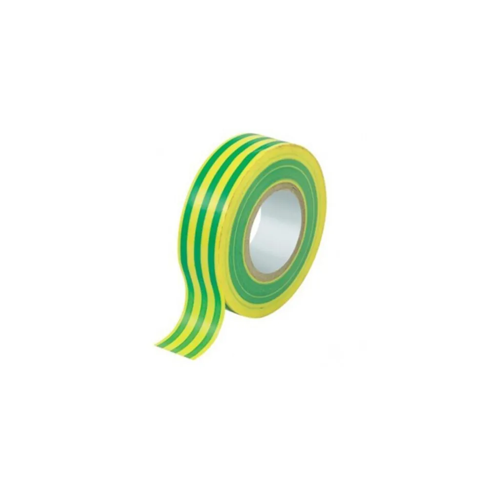 C NASTRO ISOLANTE PVC 25MTX19MM GIALLO/VERDE (10 C NASTRO ISOLANTE PVC 25MTX19MM GIALLO/VERDE (10