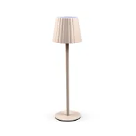 LAMPADA LED RICARICABILE DA TAVOLO AURORA BEIGE (12