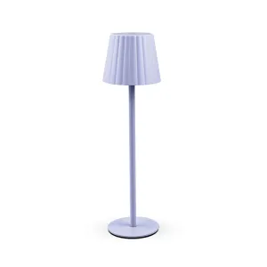 LAMPADA LED RICARICABILE DA TAVOLO AURORA LILLA (12