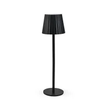 LAMPADA LED RICARICABILE DA TAVOLO AURORA NERO (12