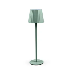 LAMPADA LED RICARICABILE DA TAVOLO AURORA VERDE (12
