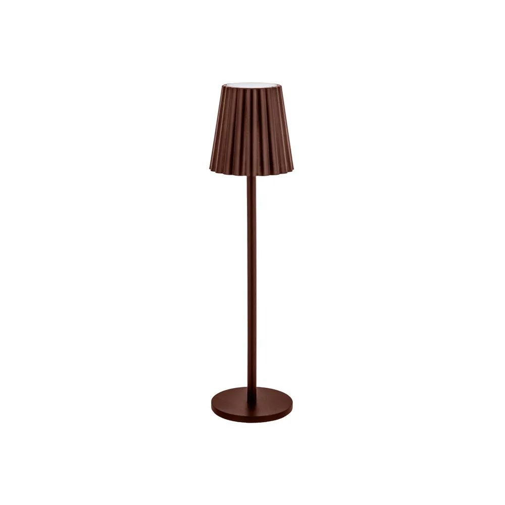 LAMPADA LED RICARICABILE DA TAVOLO MINU RUGGINE (12